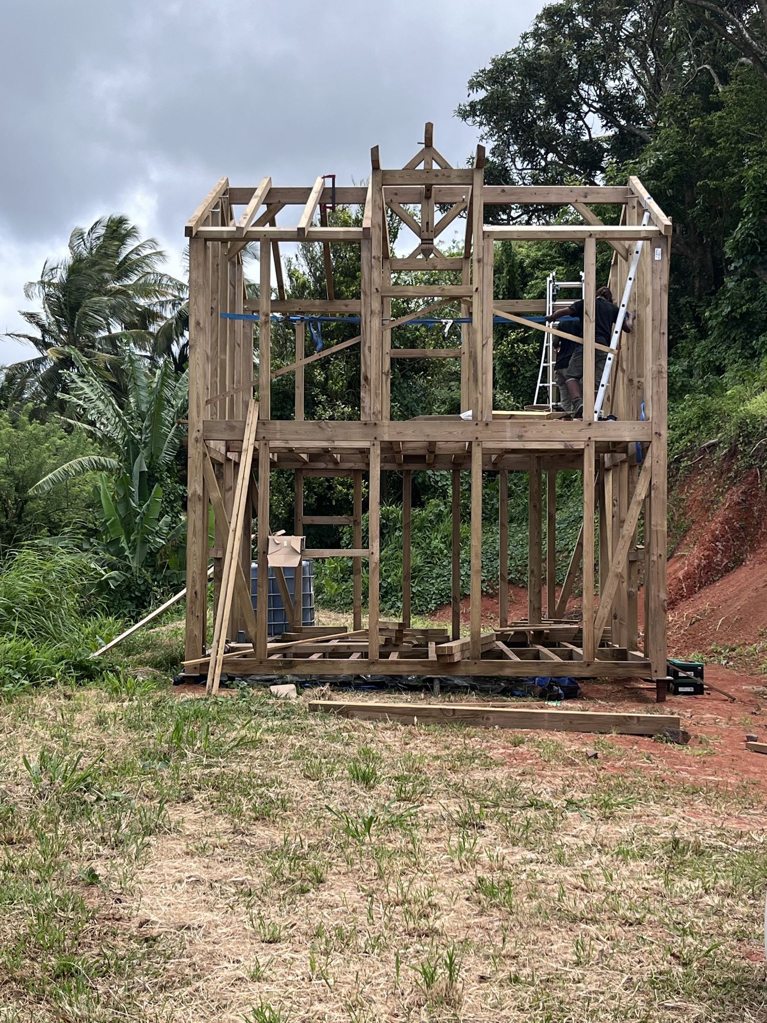 Ossature bois — Le Lorrain — Martinique