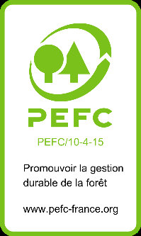 Bois issus de filières certifiées PEFC — gestion durable des forêts